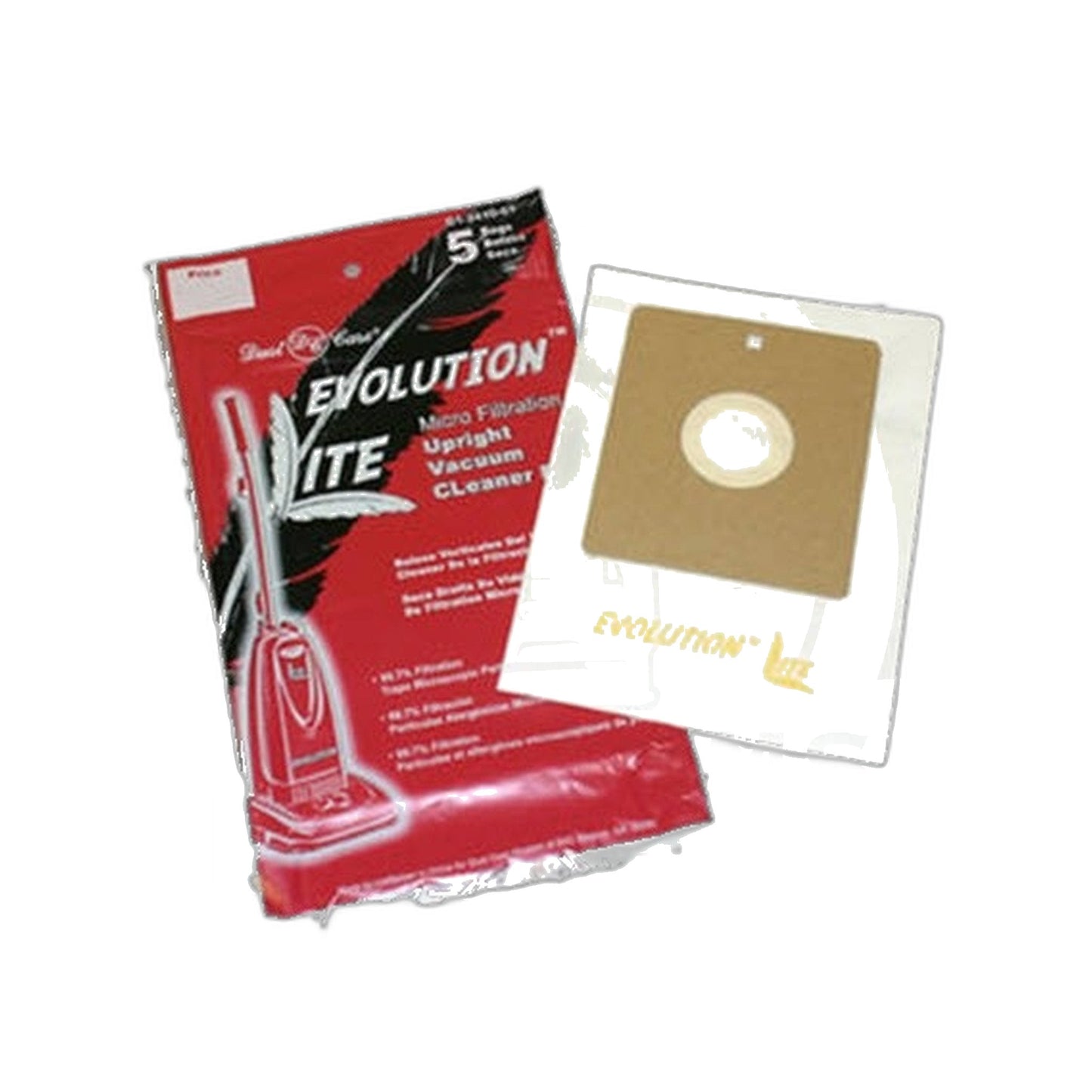 Evolution Lite Original Paper Vacuum Bags, 5-Pack