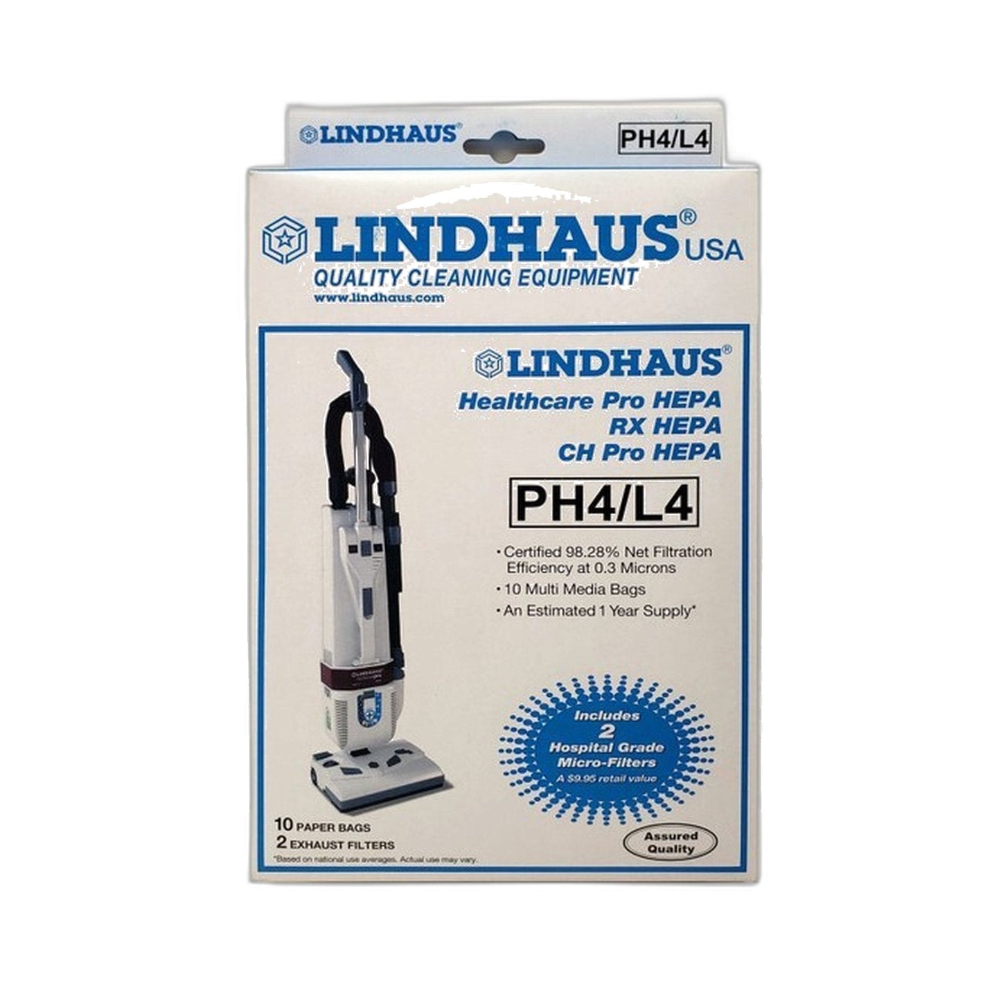 Lindhaus PH4 Paper Bag Package for RX eco FORCE