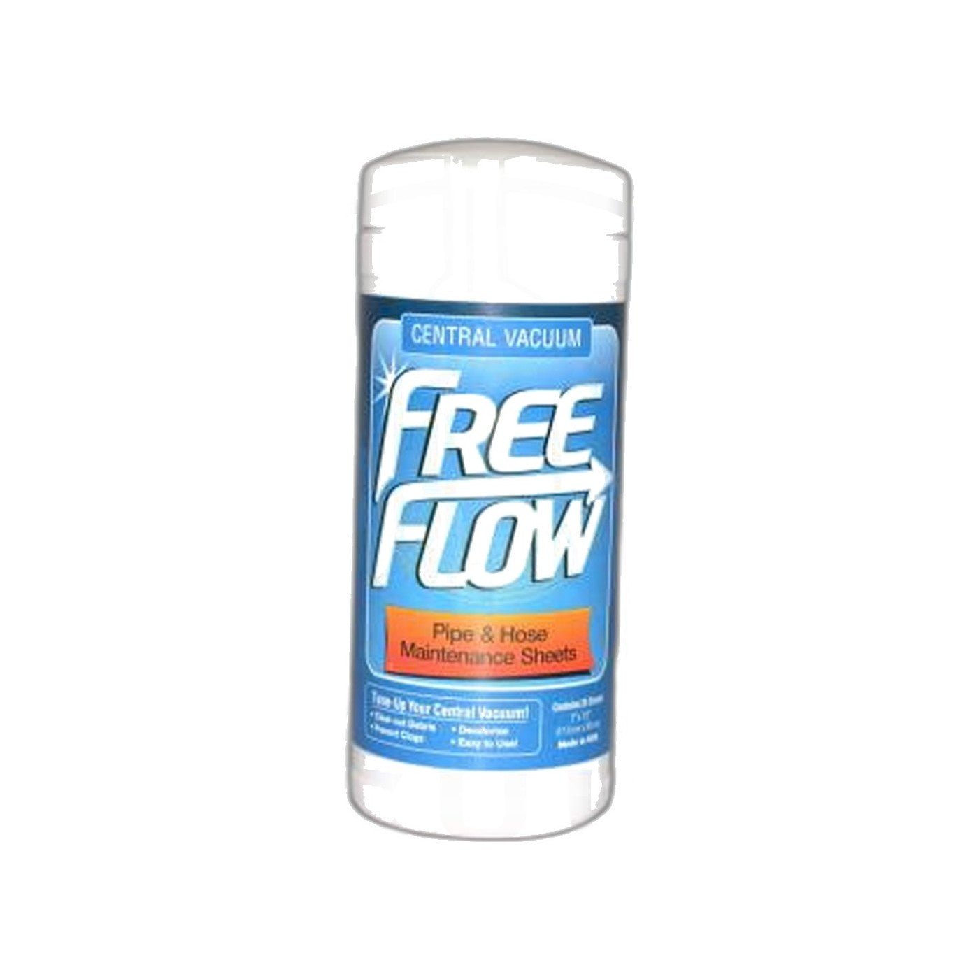 Free Flow Central Vacuum Maintenance Cloths (25 Pack) - Cleans and Deodorizes