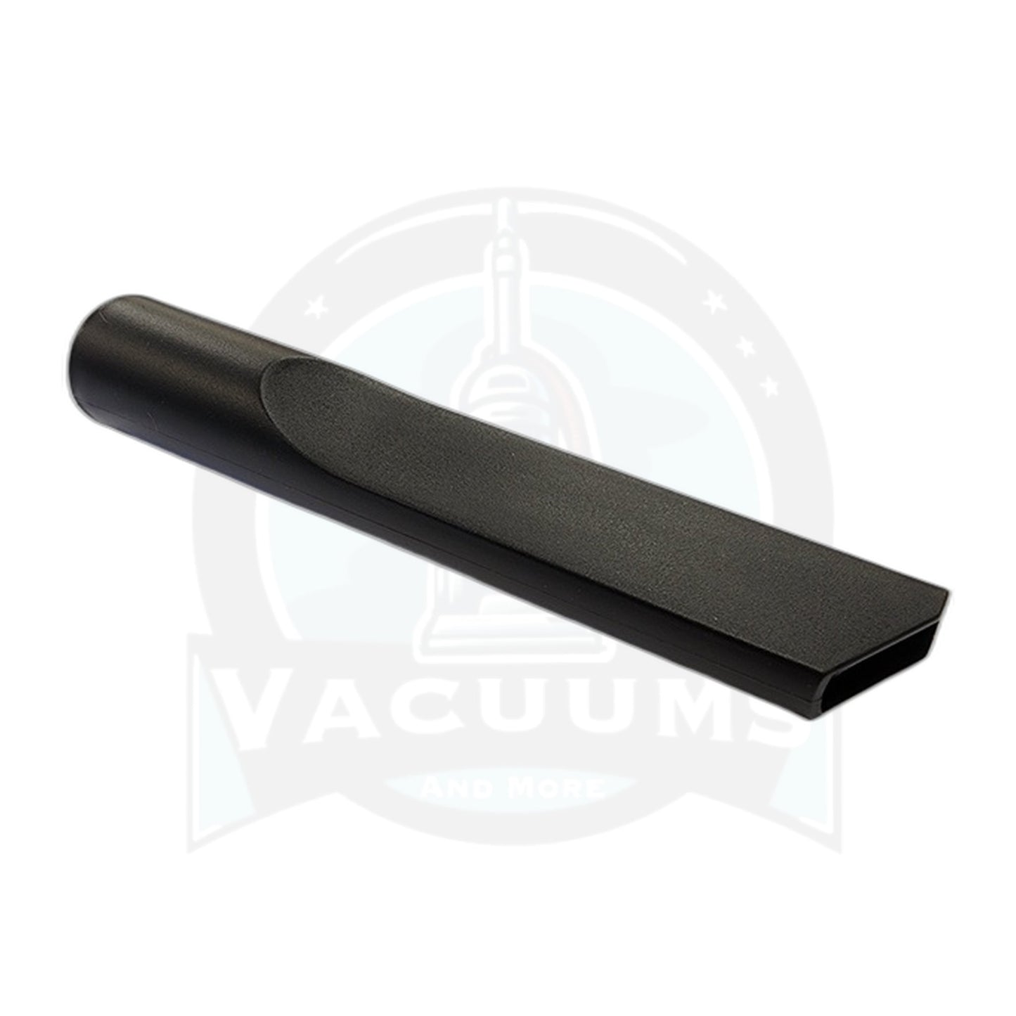 Universal 1-1/4" Crevice Tool, 8" Angle-Cut, Black