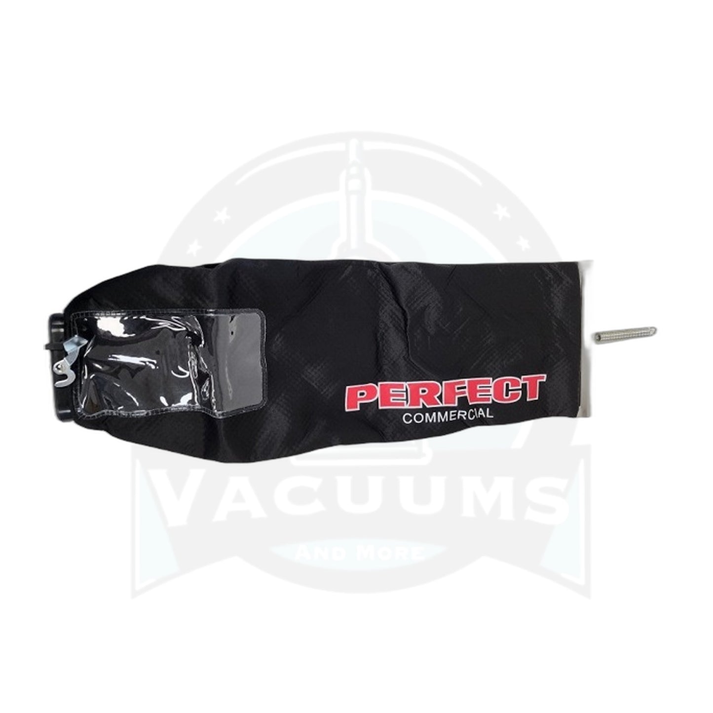 Perfect Dual Purpose Cloth Bag, Black - Shake-Out or Paper Bag, CH202 HEPA