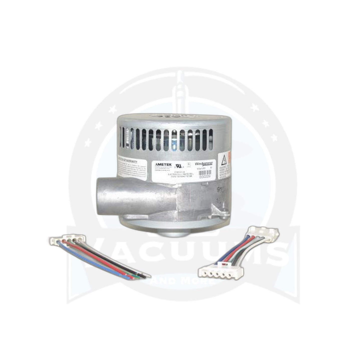 Brushless Blower Motor - Ametek Windjammer 5.7", 240V - Vacuums and More
