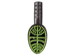 Pet Hair Grooming Brush with soft bristles and 1 1/4" cuff (black/green). Requires 1766ST Adapter. - Image 3