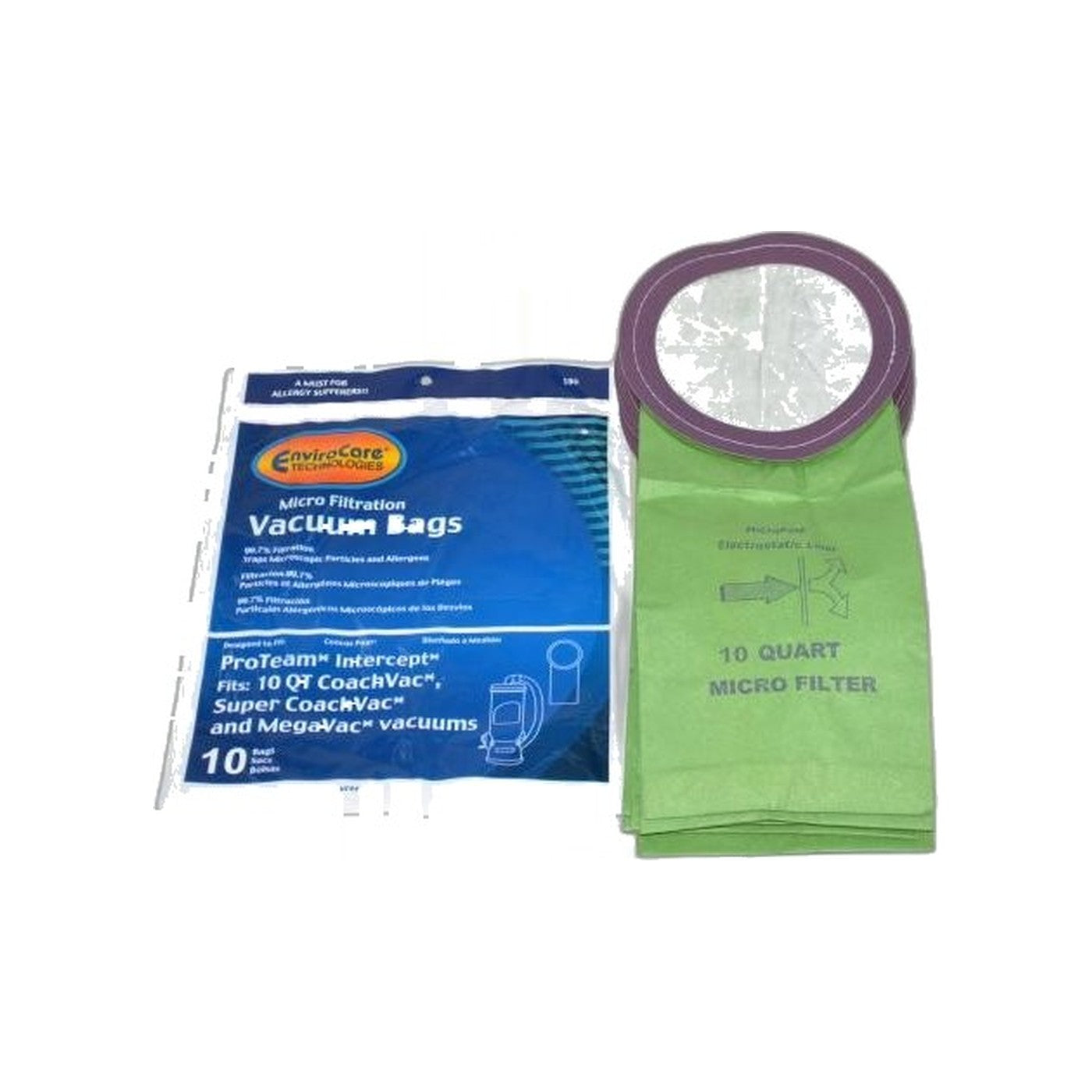 Backpack Paper Bags - 10 Pack, 10 Quart, ProTeam