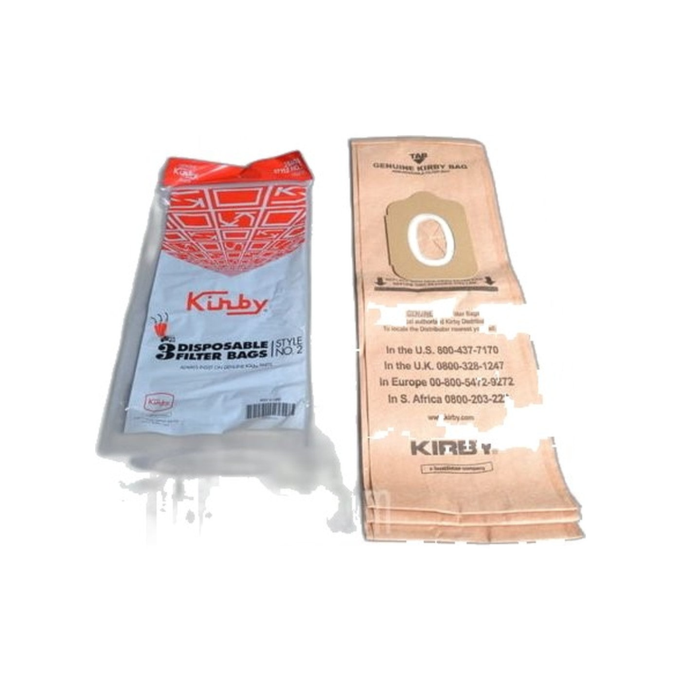 Kirby Heritage I Upright Paper Bags - #2, 3 Pack