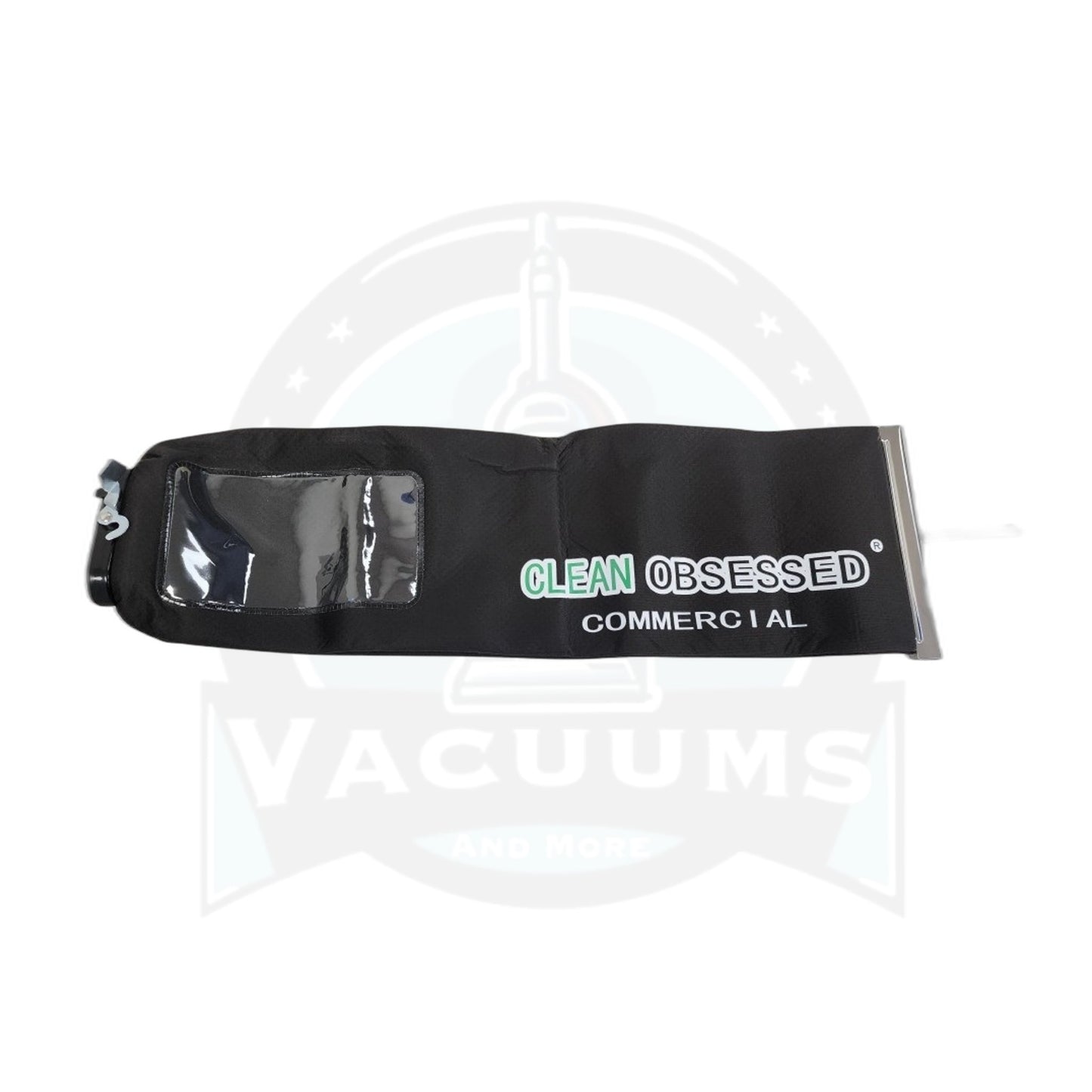 Clean Obsessed Cloth Shakeout Bag w/ Latch Coupling, Black