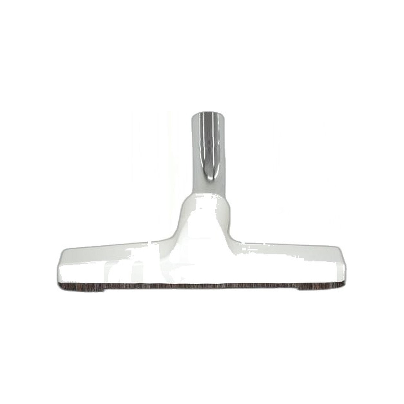 White Floor Brush with Metal Elbow - Fit All - 10 Inch