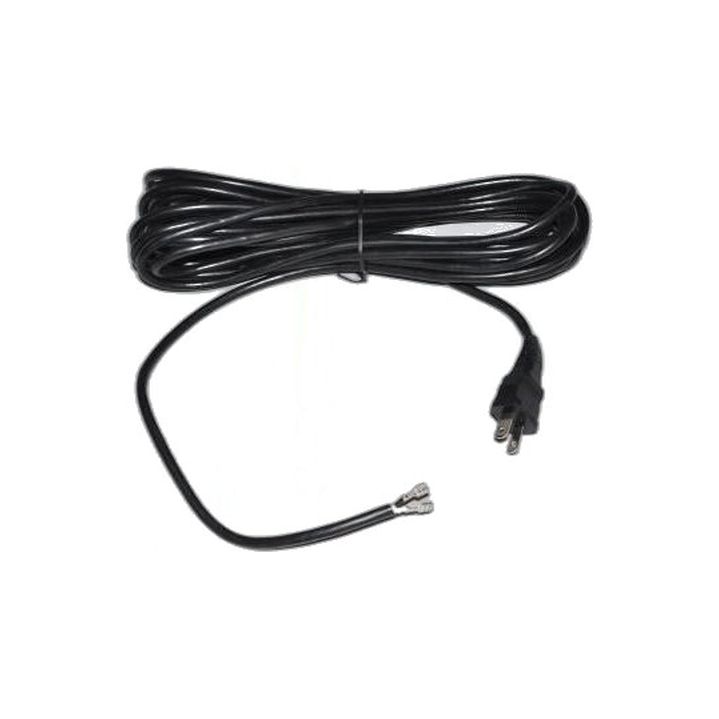 Soft Black 26ft 2-Wire Cord Reel Cord with Terminals