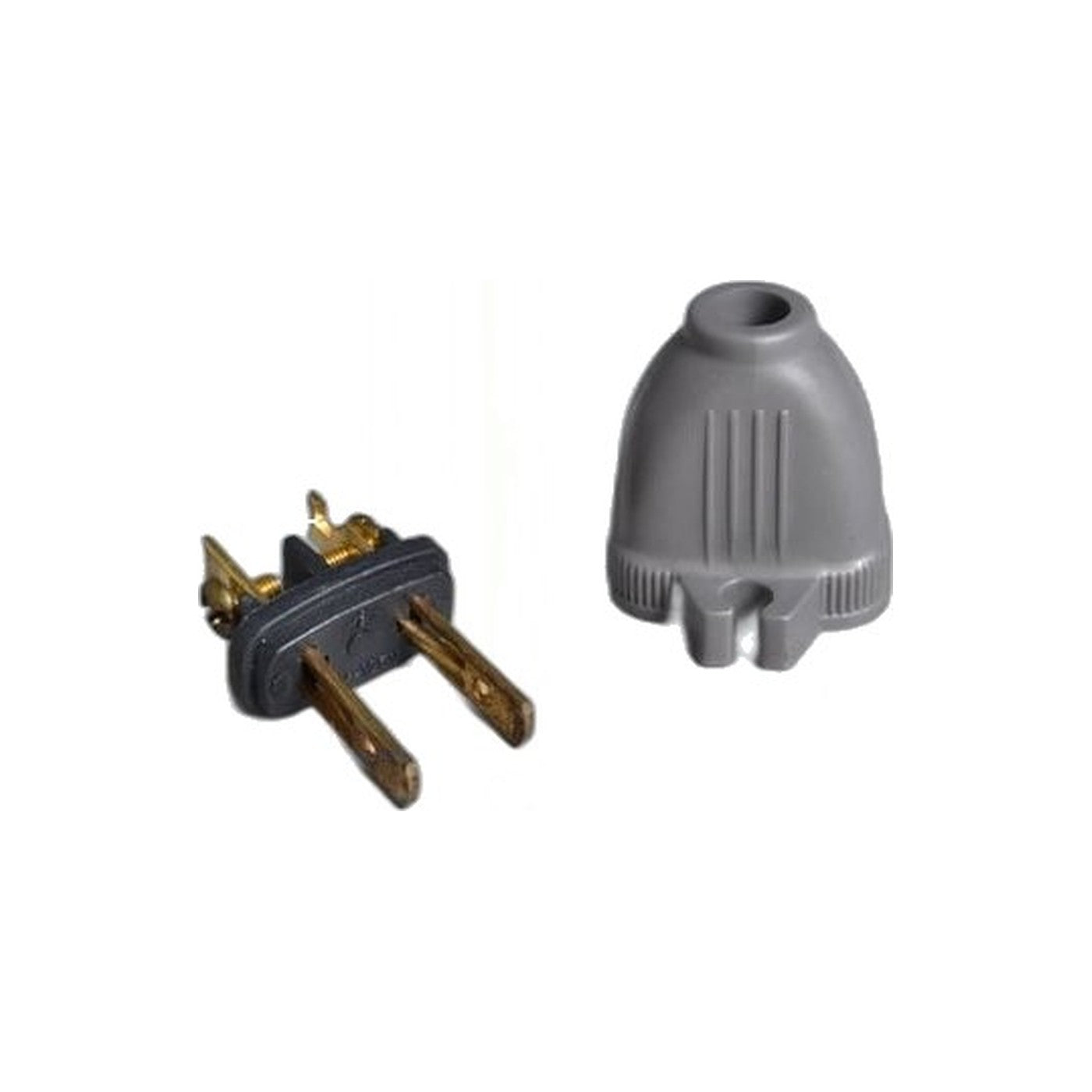Male Grip Plug - Grey