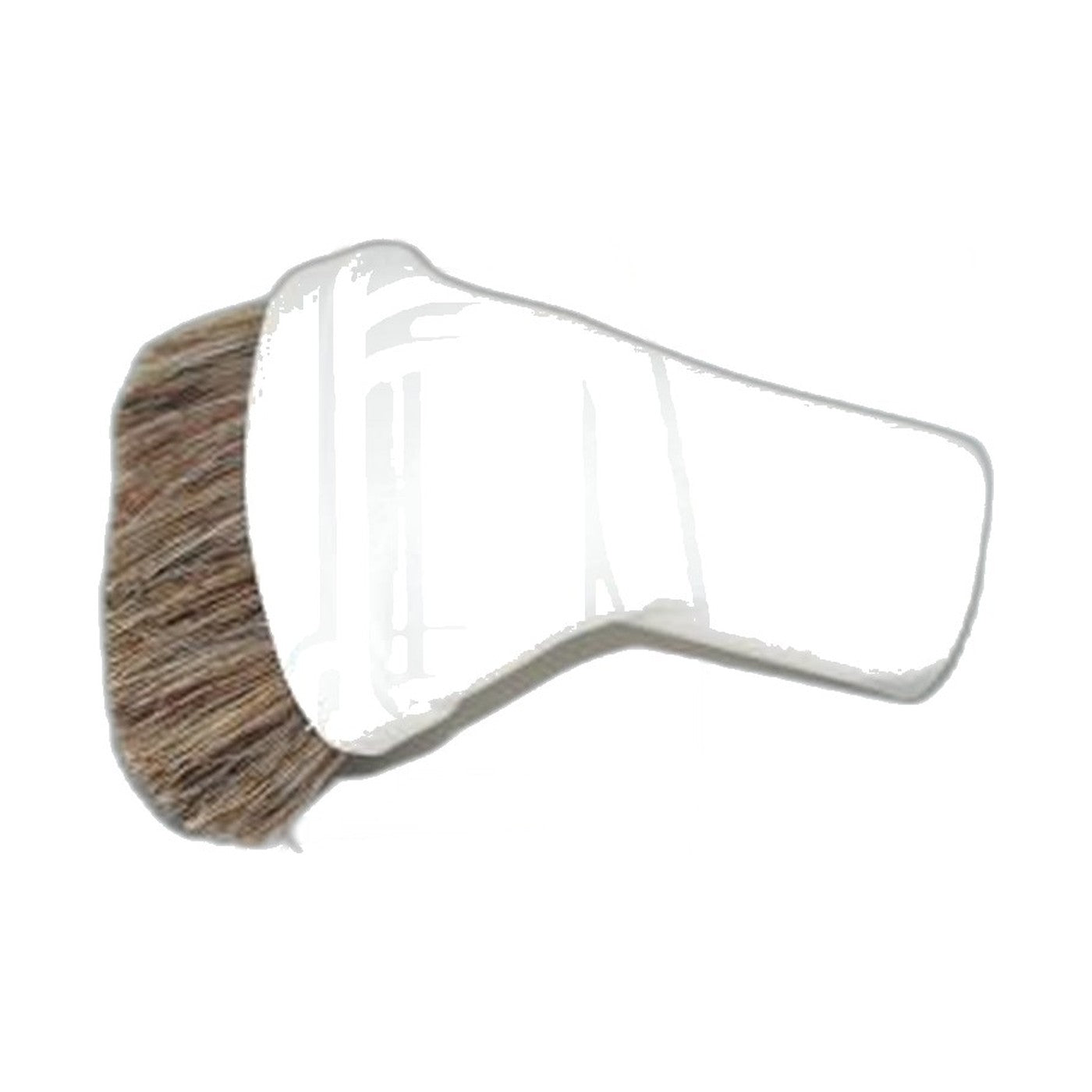 Light Grey 1 1/4" Deluxe Horsehair Dust Brush