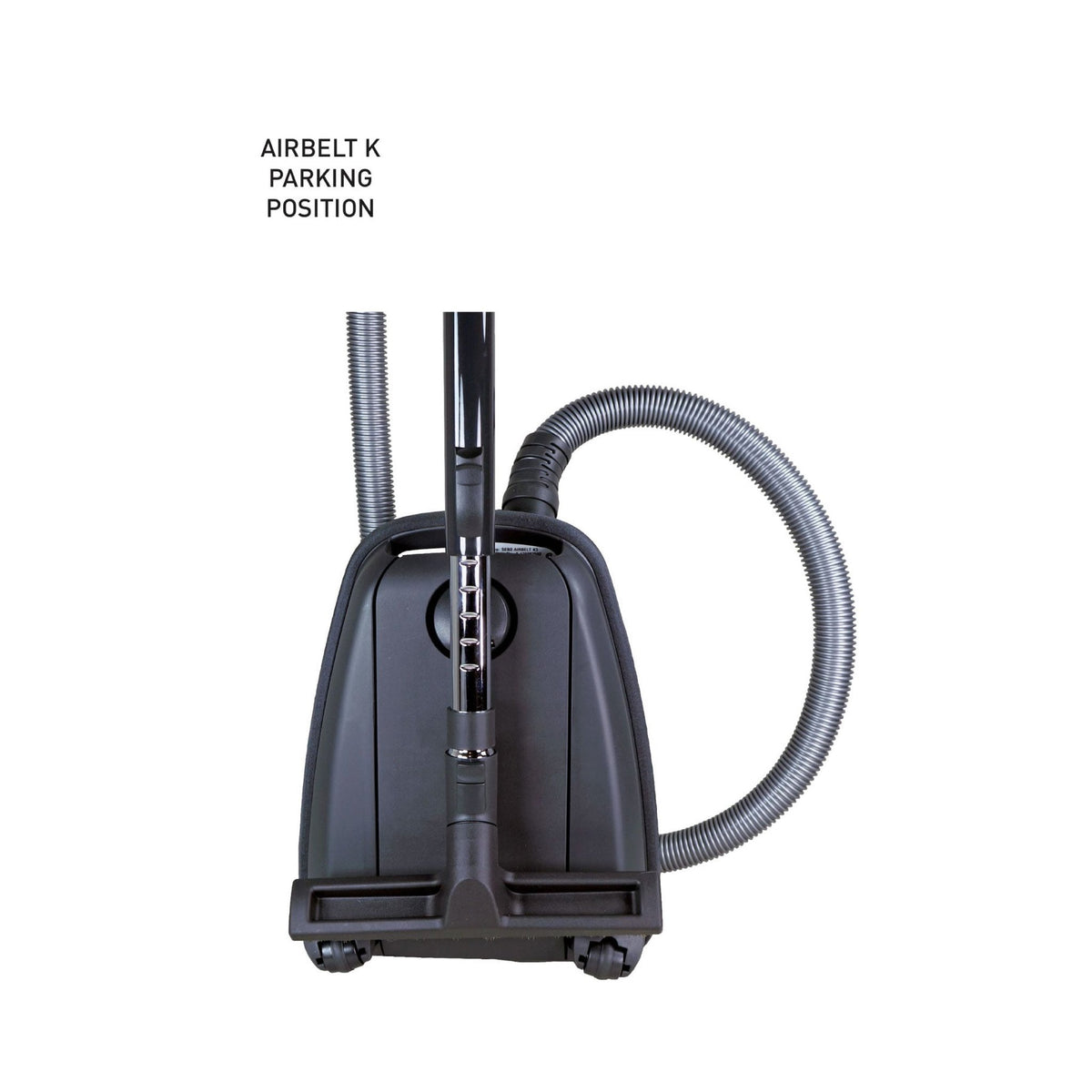 SEBO AIRBELT K3 Premium Canister Vacuum with ET-1 Power Head and Parquet Brush (Black)