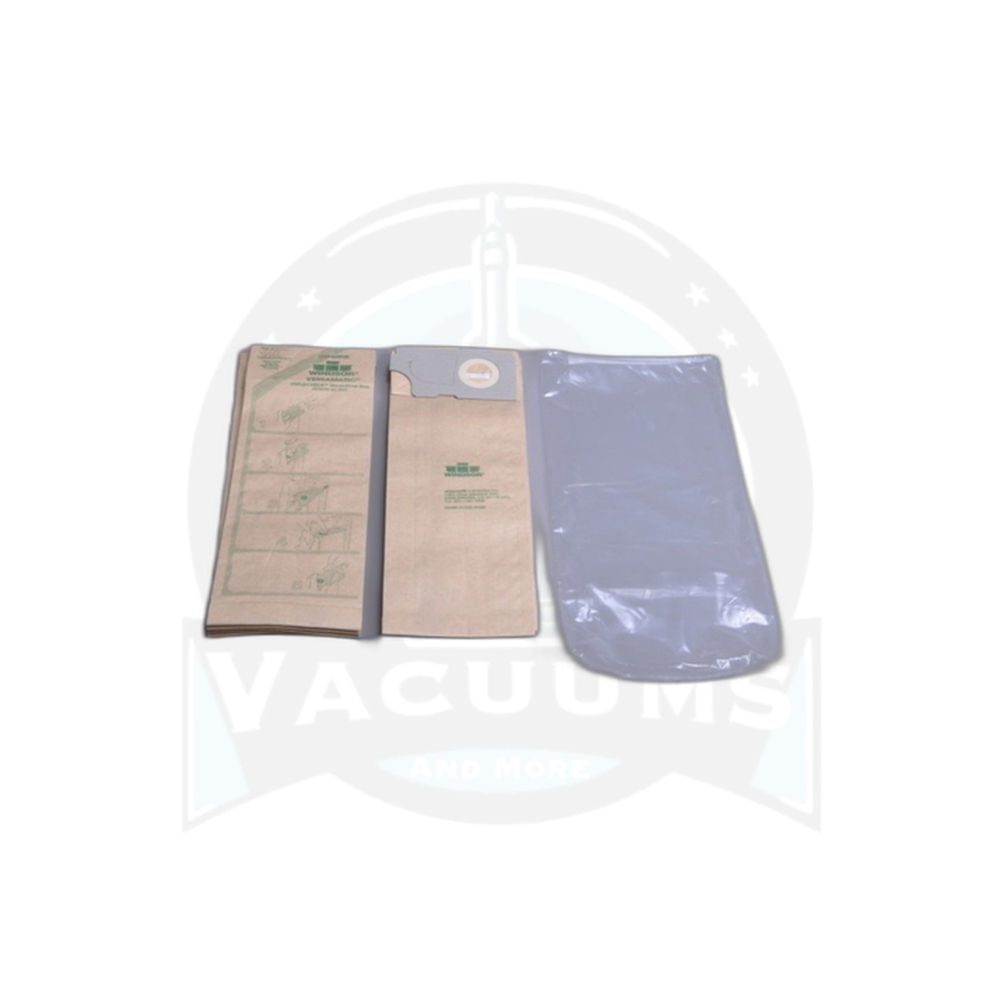 Windsor Versamatic Paper Bags (10 Pack) - Commercial Upright Replacement - Windsor