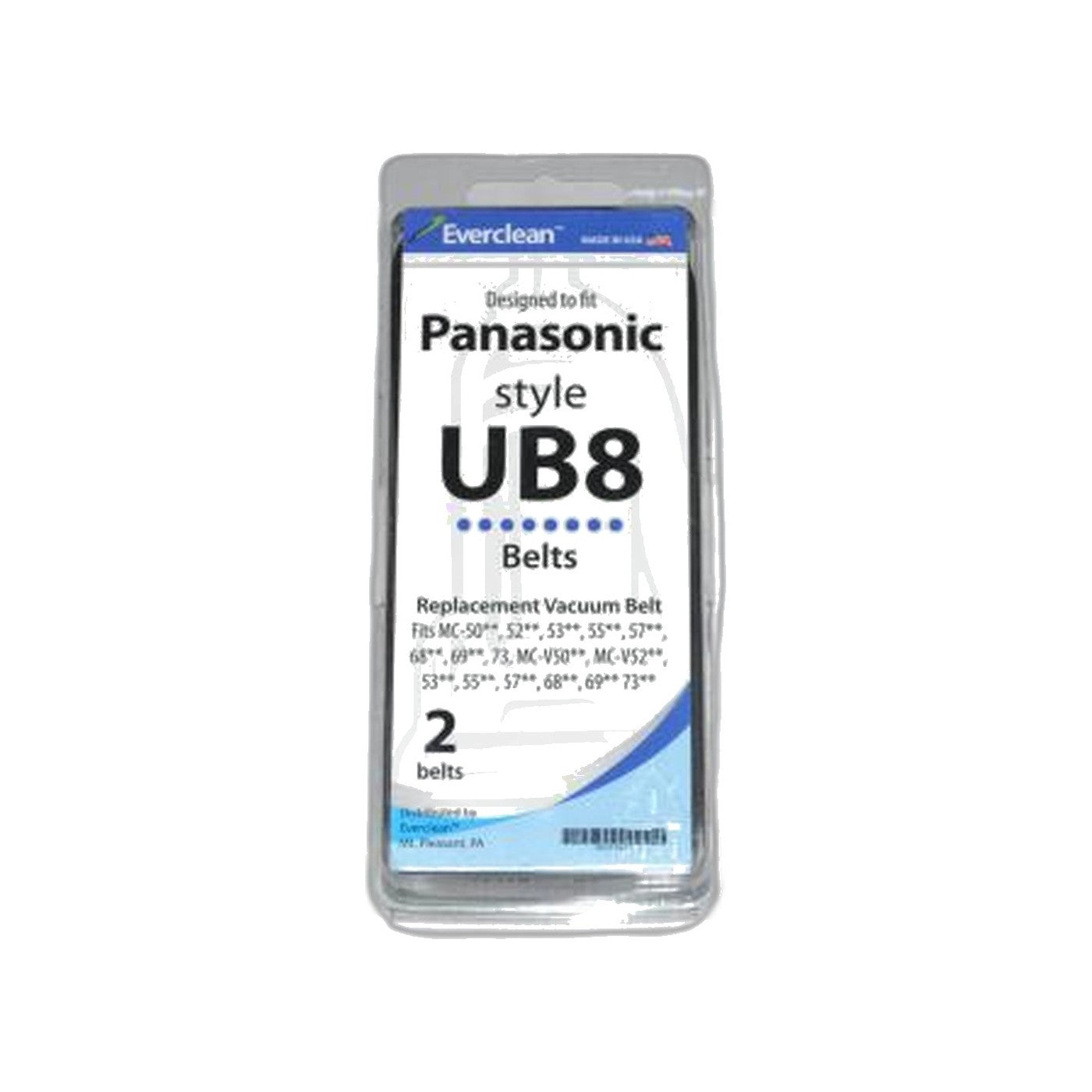 Panasonic UB8 Flat Belt 2-Pack for 5700 and 6000 Series