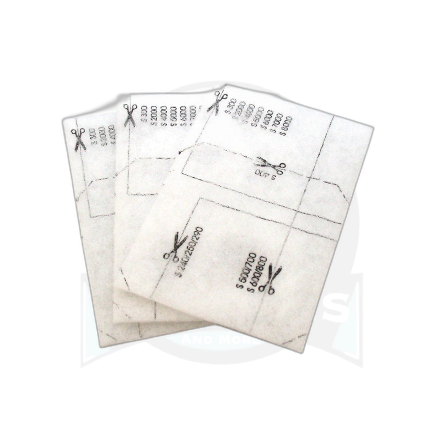 Miele Dust Compartment Pre-Motor Filter (3-Pack)