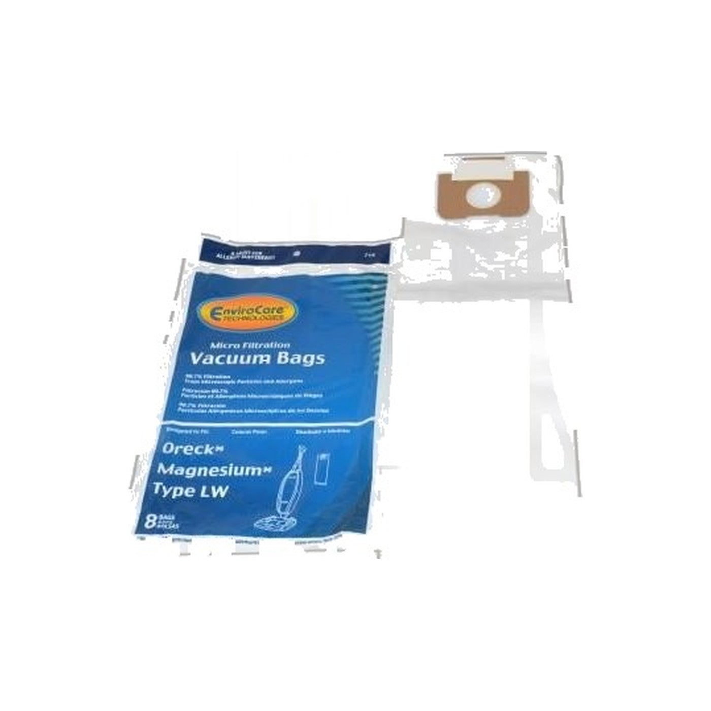 Paper Bags - Oreck LW Magnesium Upright, 8 Pack