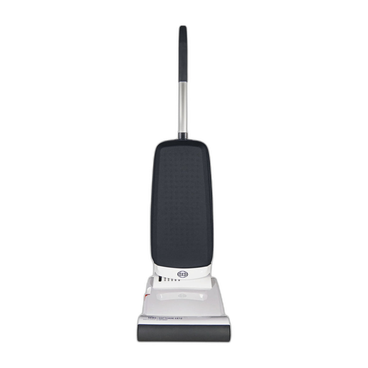 SEBO SOFTCASE CE12 Lightweight Corded Vacuum, White and Gray Black