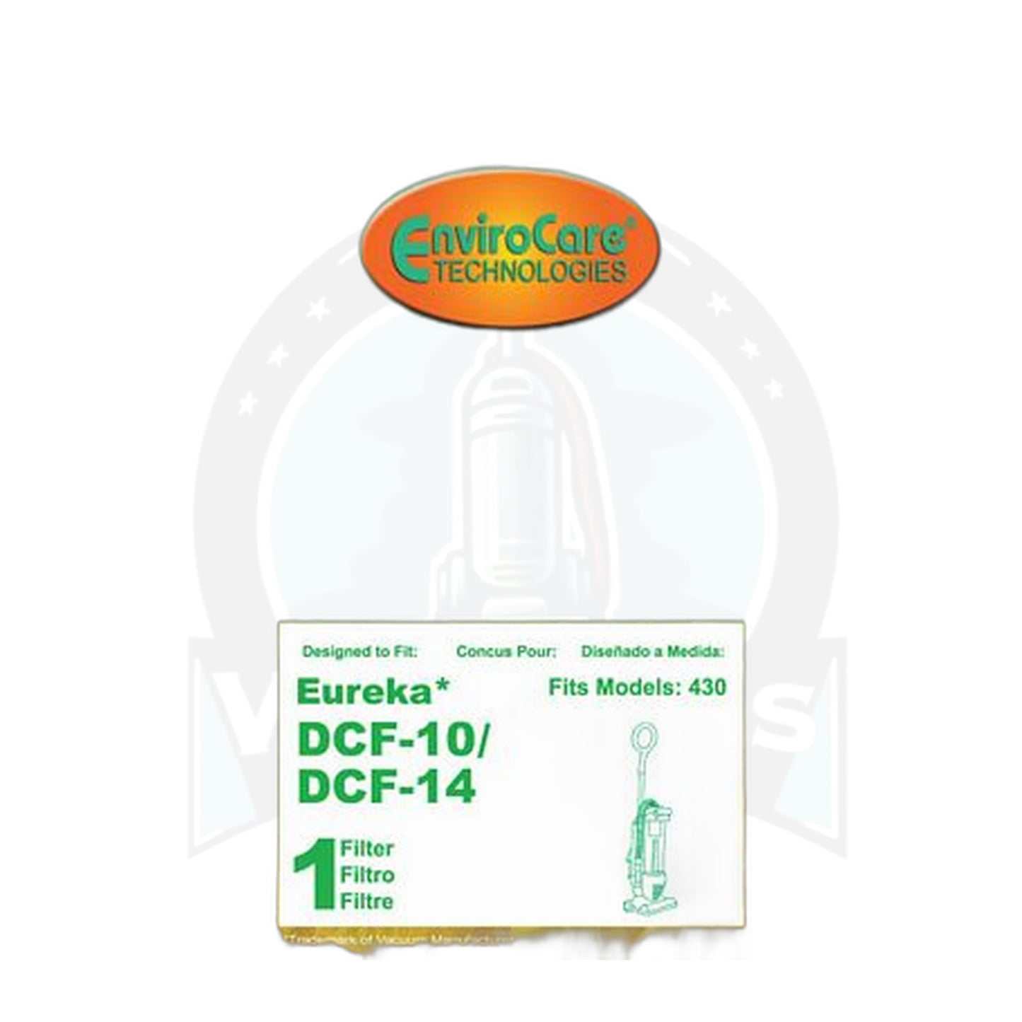 Eureka DCF14 DCF10 EnviroCare HEPA Vacuum Filter Replacement