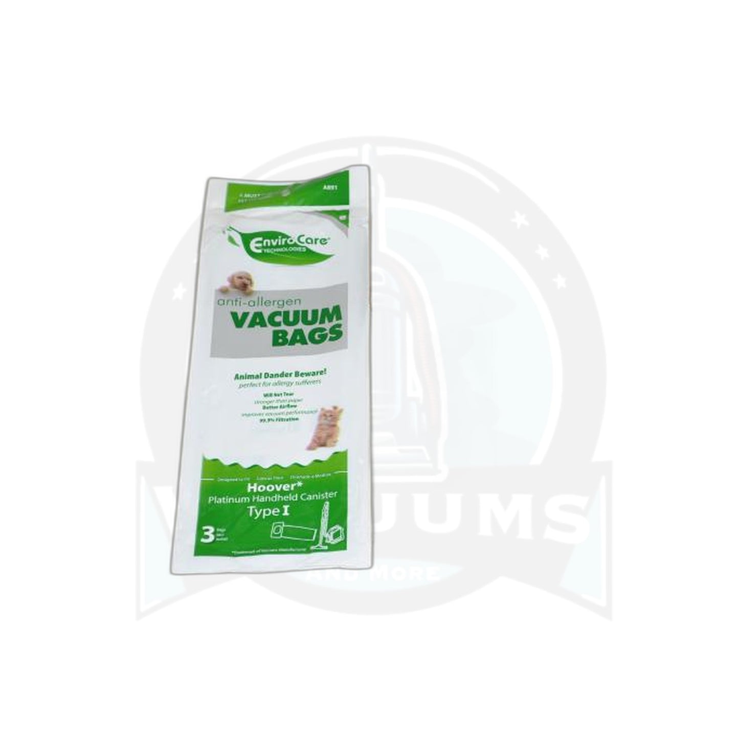 Hoover Style I Vacuum Bags Allergen Filtration - 3 Pack - Hoover