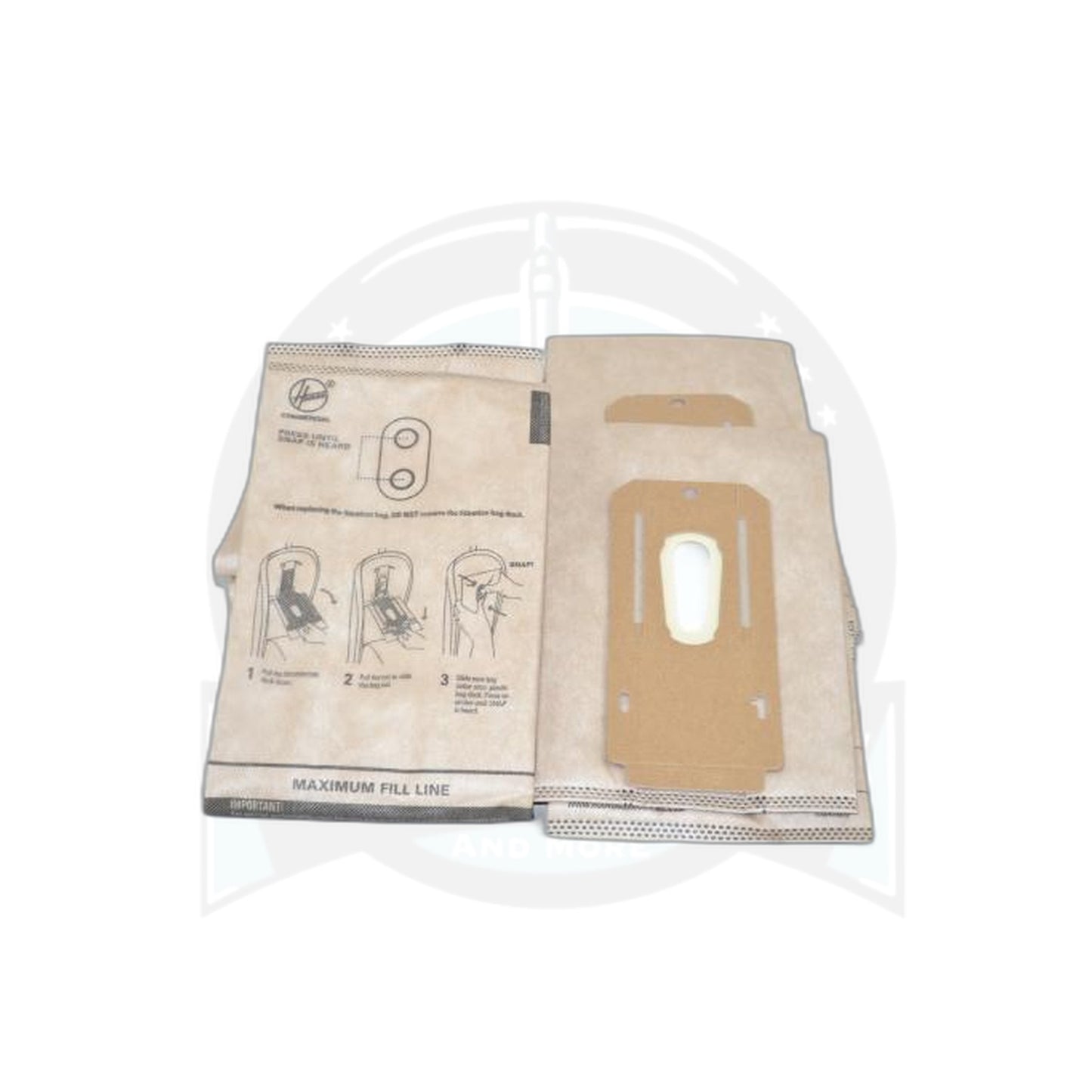 Hoover Mpwr Paper Bags - 10 Pack, Cordless Lightweight HEPA, Alt Item Is Standard - Hoover