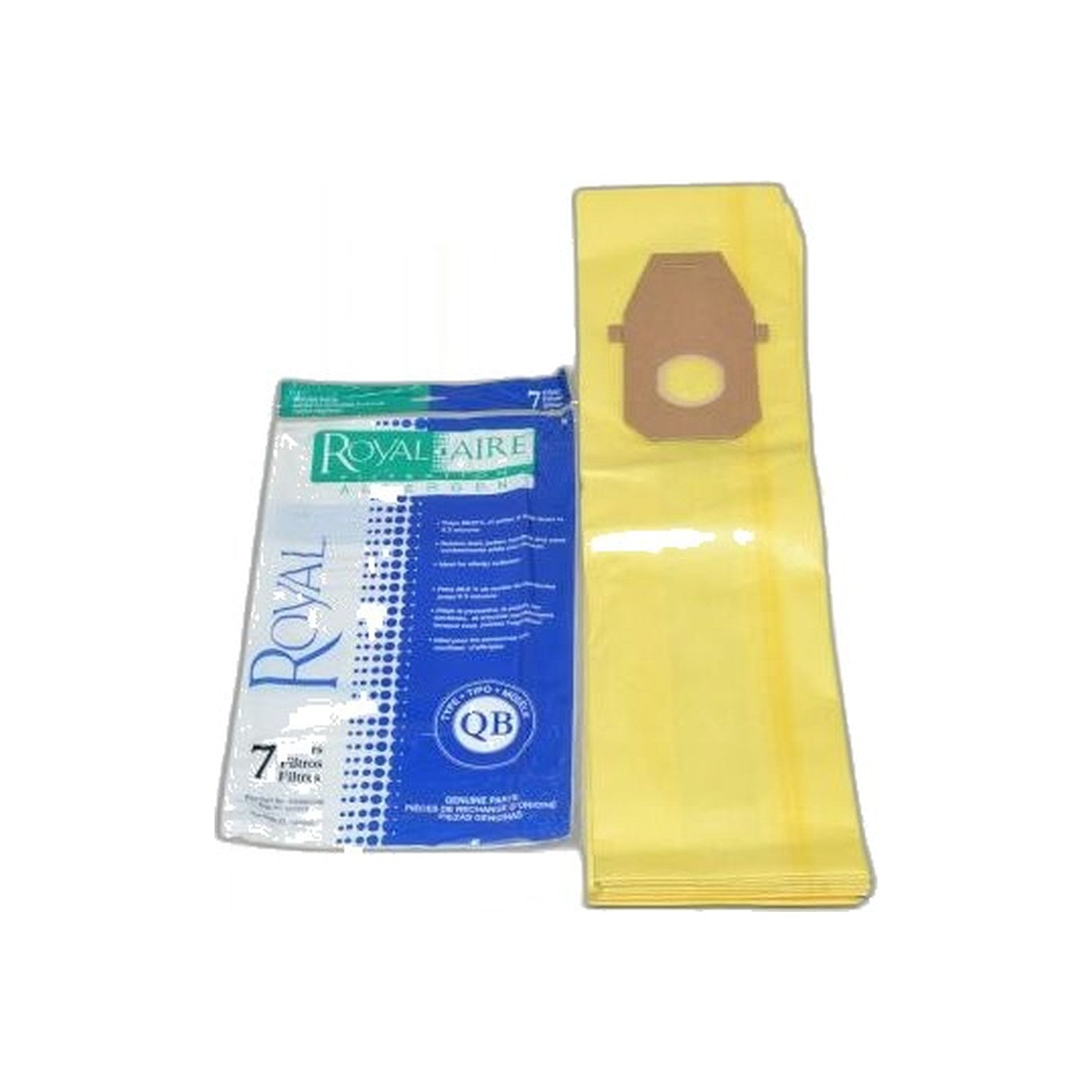 Royal QB Upright Paper Bags - Aire, 7 Pack - Fits UR30095