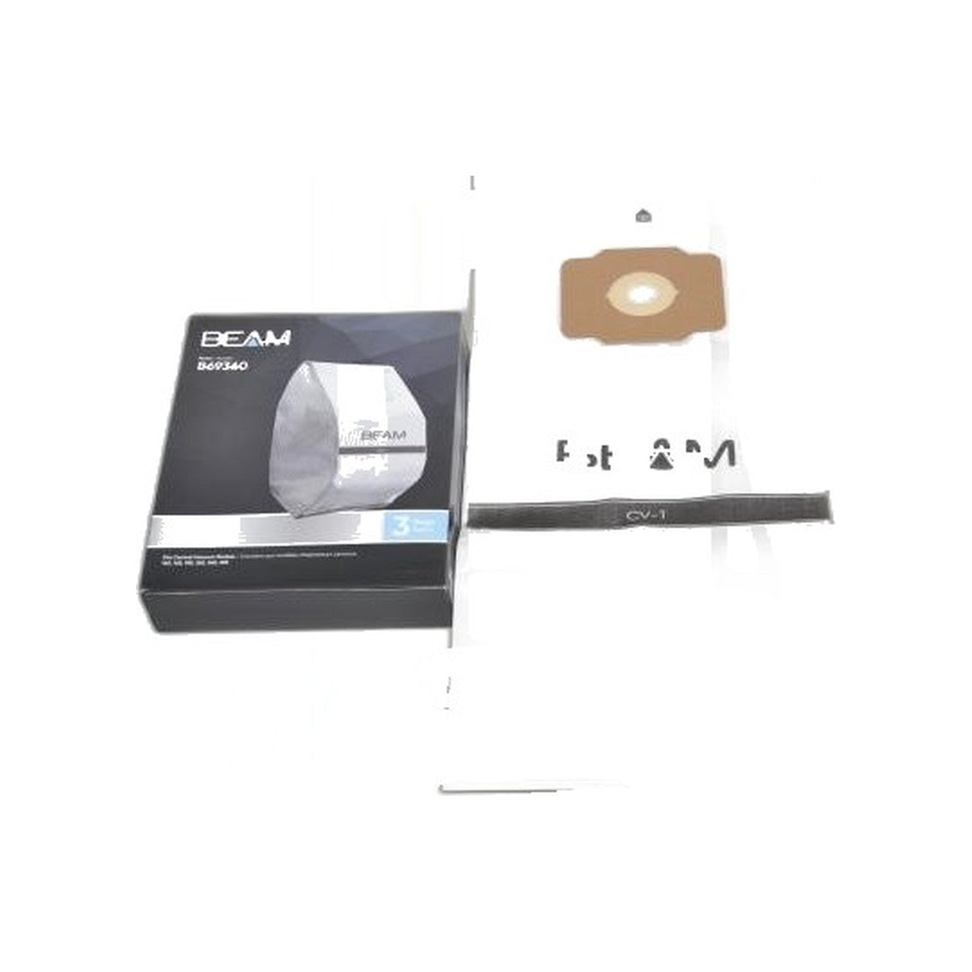 Paper Bags 3-Pack - Beam BU165 Central Vacuum