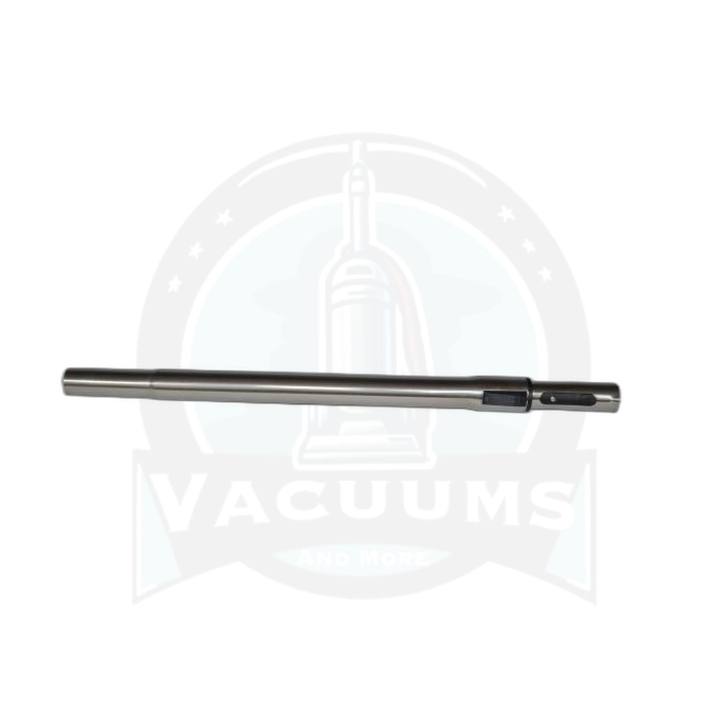 Stainless Steel Telescopic Wand with Button Lock Upper & Friction Fit Lower - 1 1/4" - Vacuums and More