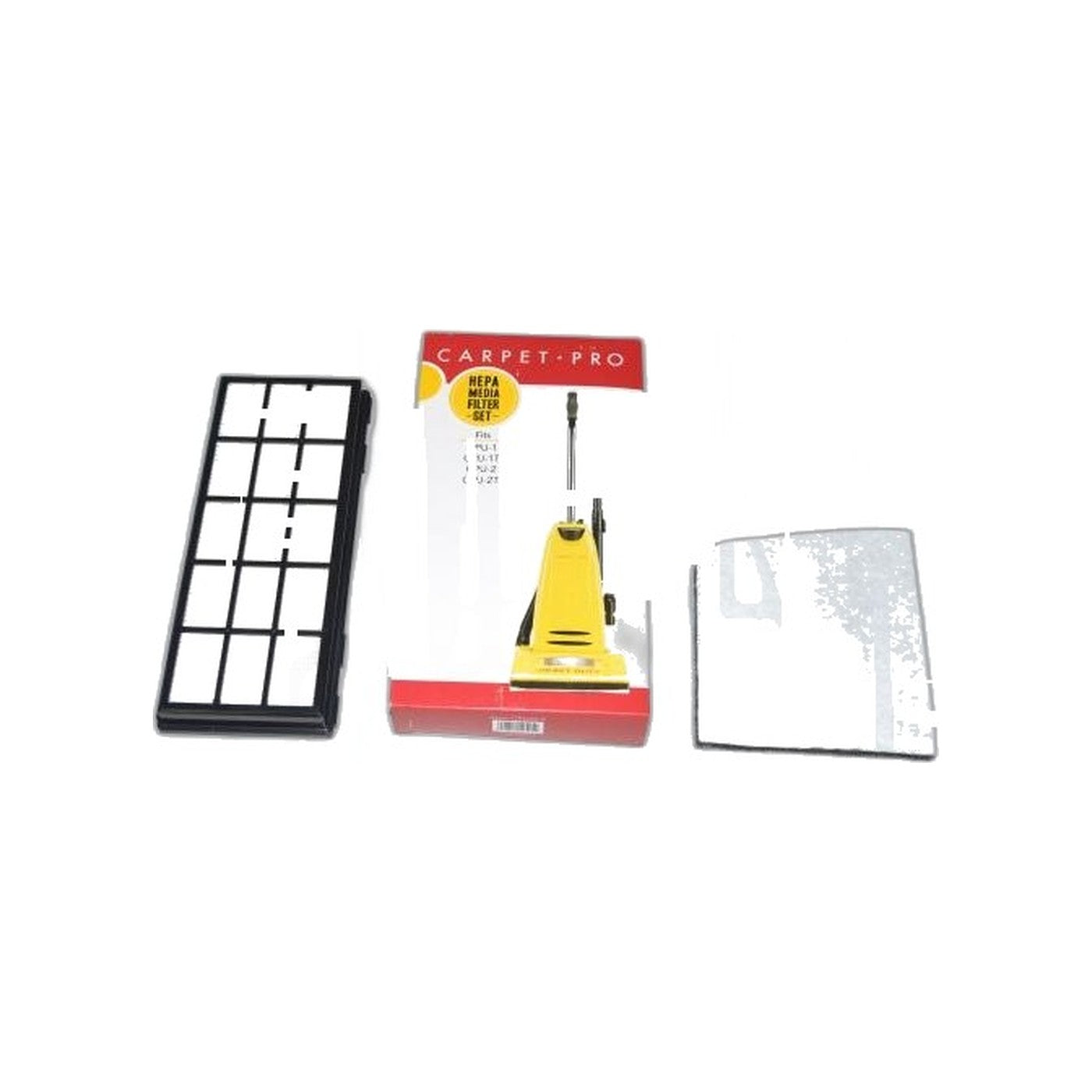 Carpet Pro HEPA and Secondary Filter Set - CPU-2 and CPU-2T