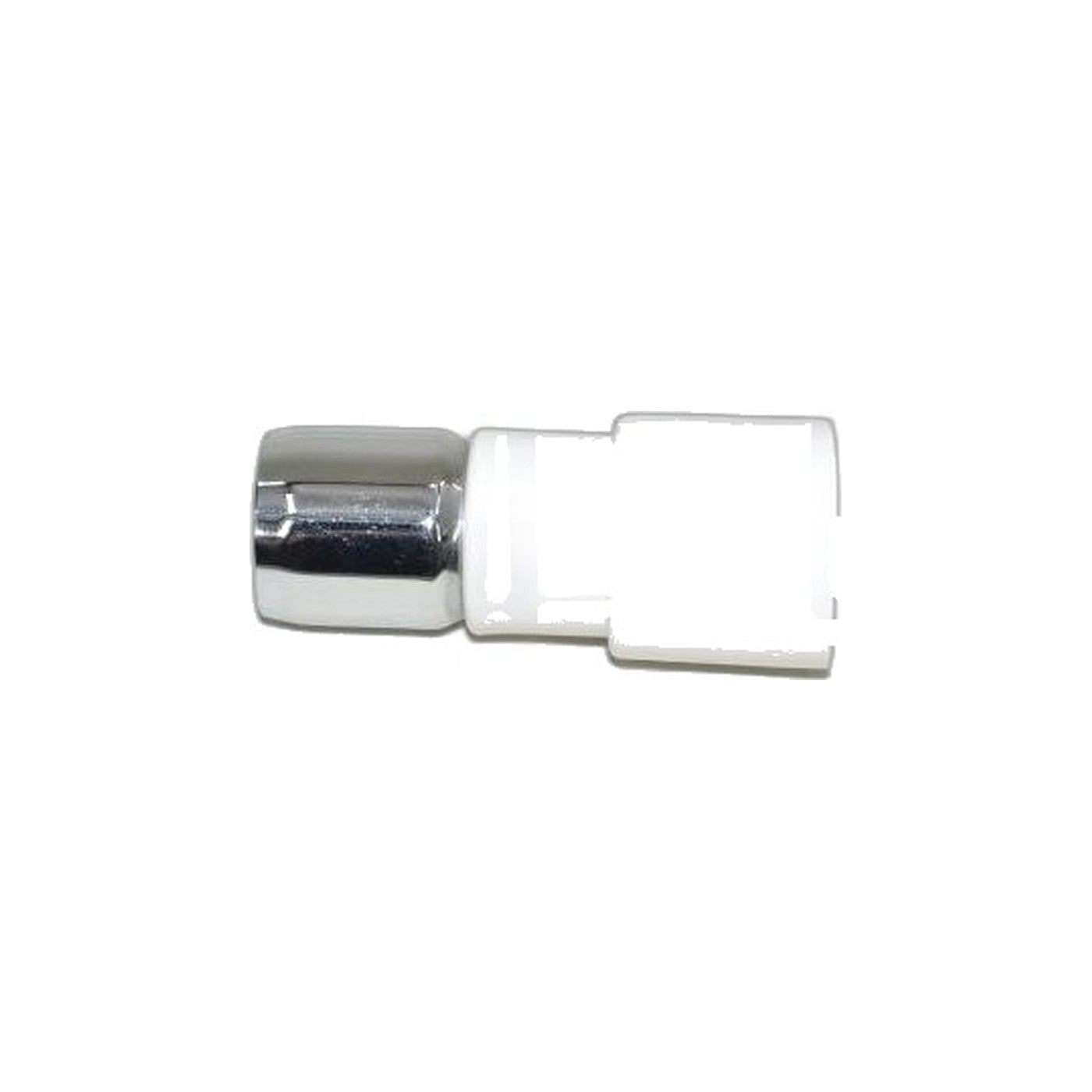 Grey Central Vacuum Connector with 1 1/4 Cuff