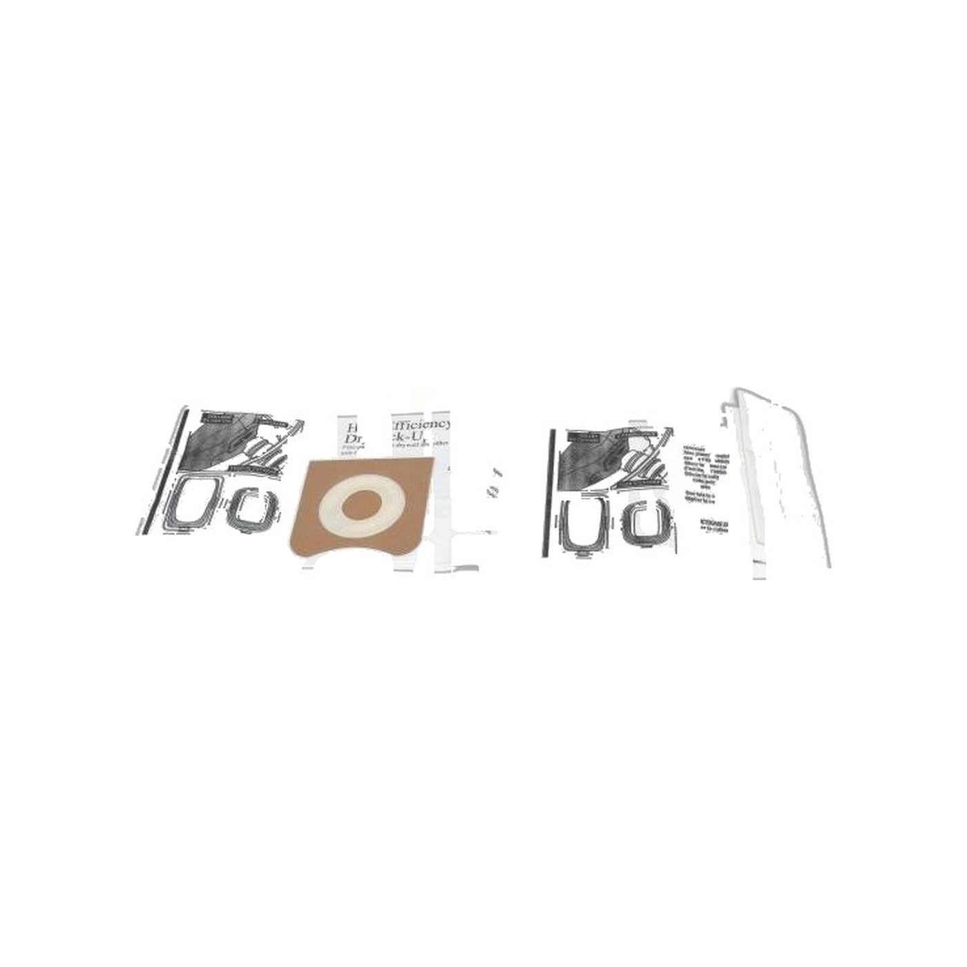 High Efficiency Paper Bags - Ridgid WD4050/4070/4550/4522, 2 Pack