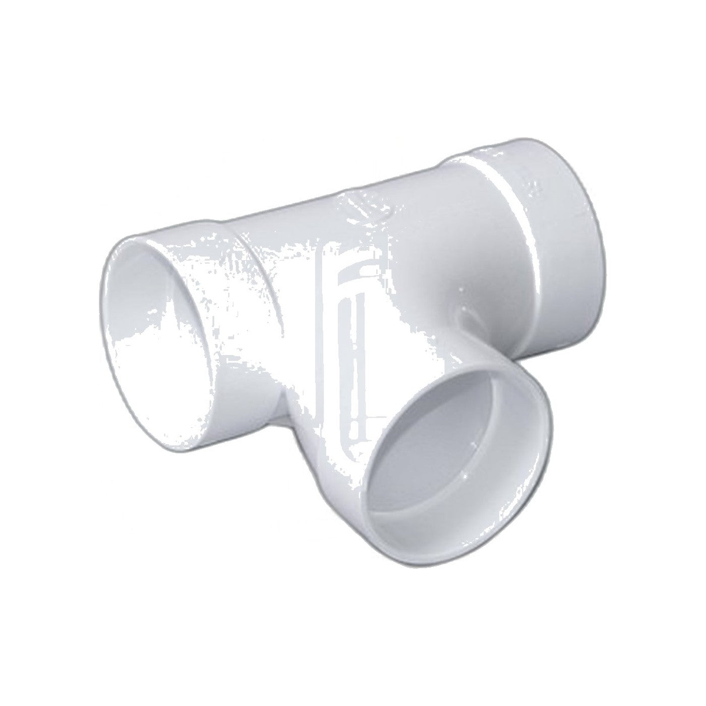 Central Vacuum 90-Degree Sweep Tee - Standard Fitting
