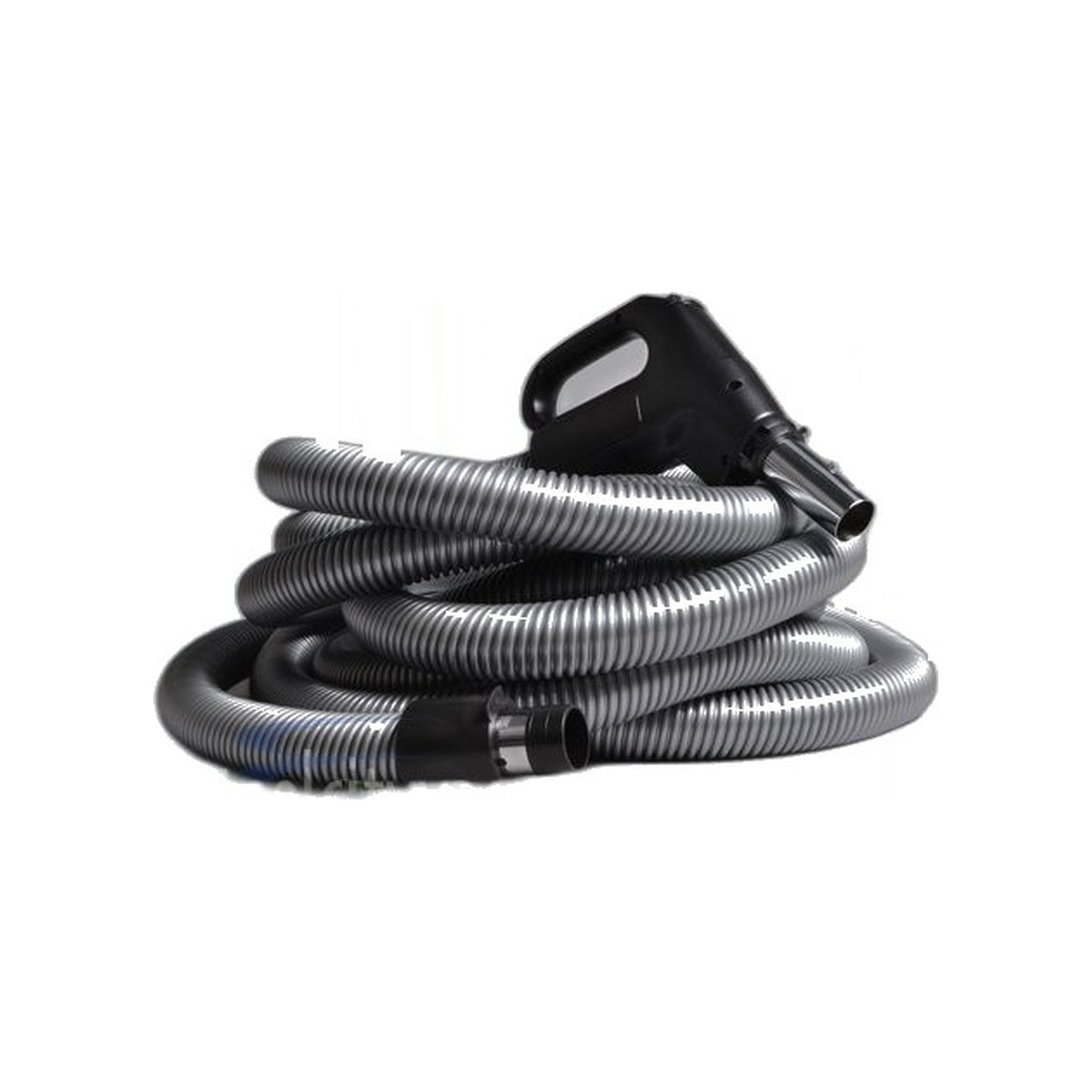 Plastiflex Low-Voltage Hose Assembly with Button, 30 Ft, Gas Pump Grip, Black &