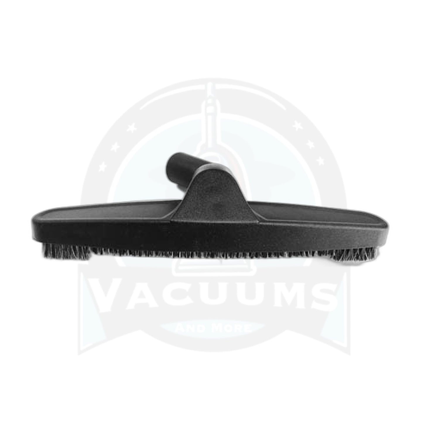 Perfect 12" Black Floor Brush, 1-1/4" Fit, Bristle With Handle Hole