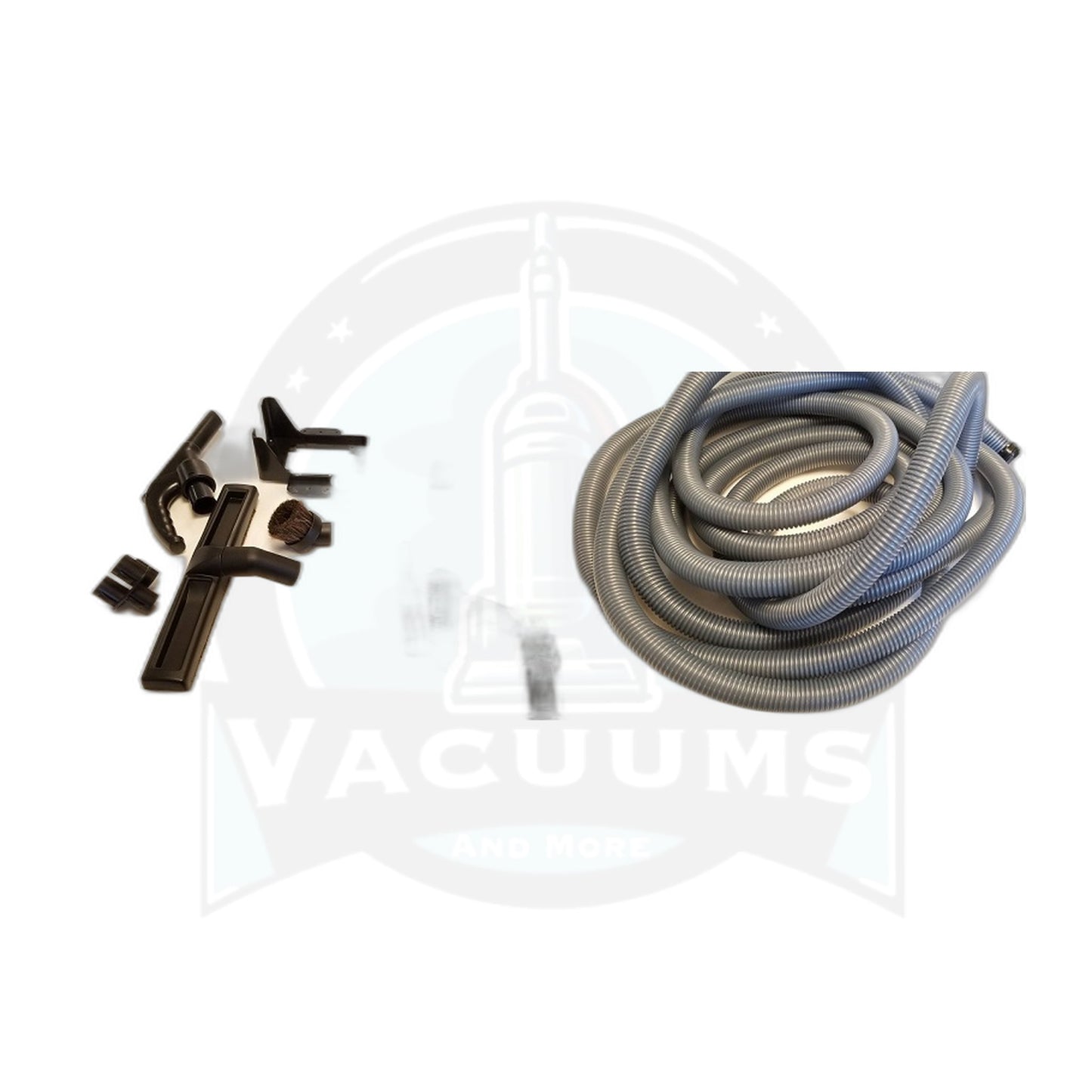Hide-A-Hose Mini Garage Valve & 40' Hose Kit with Tools & Tele Wand