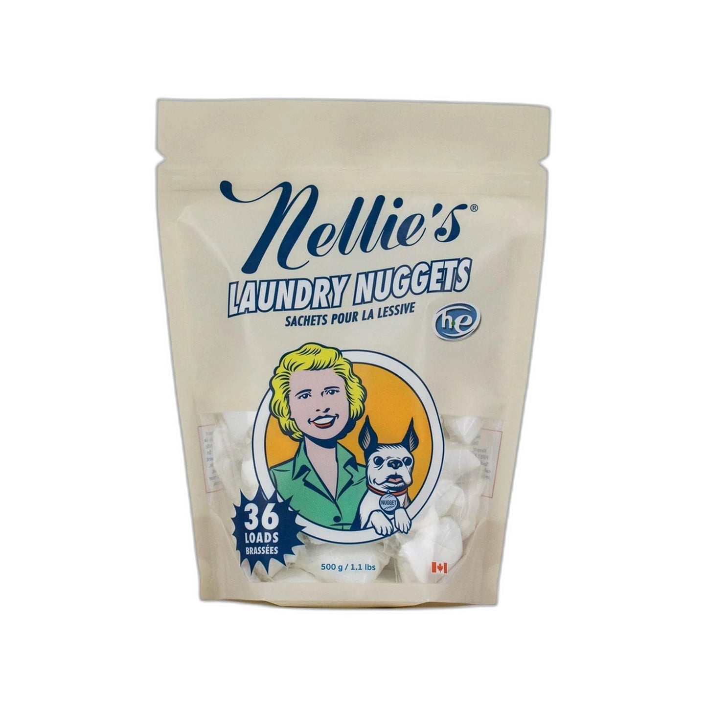 Nellie's Laundry Nuggets Pouch, 36 Loads