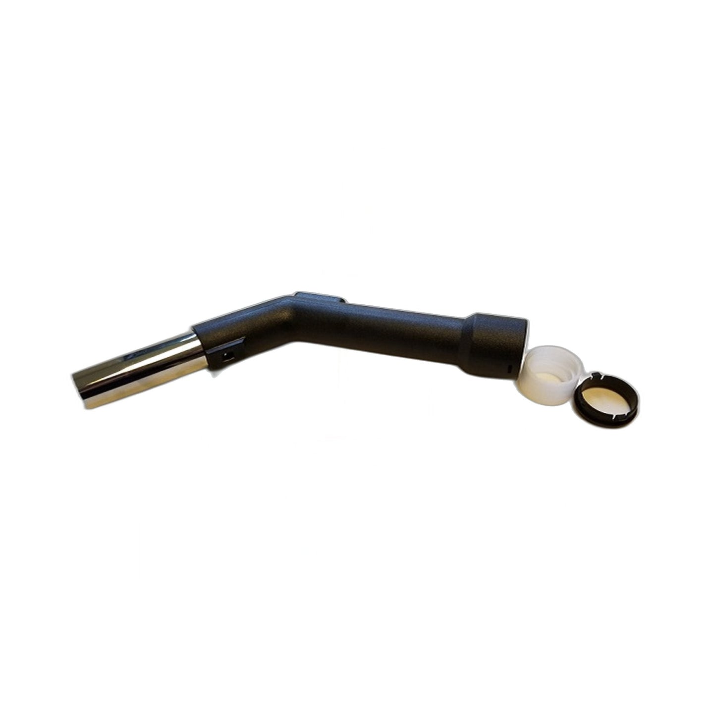 Fit All 1-1/4" Black Plastic Hose Handle with Metal Friction-Fit Stub Tube