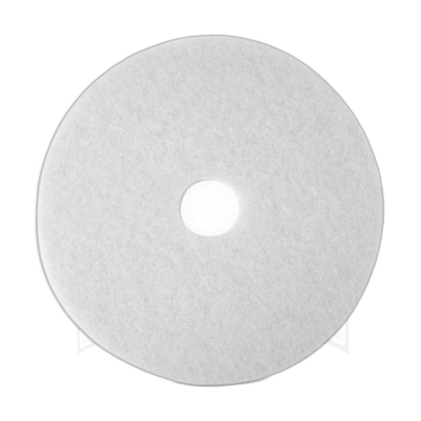 20" White Polishing Pads for Floor Buffers - Case of 5