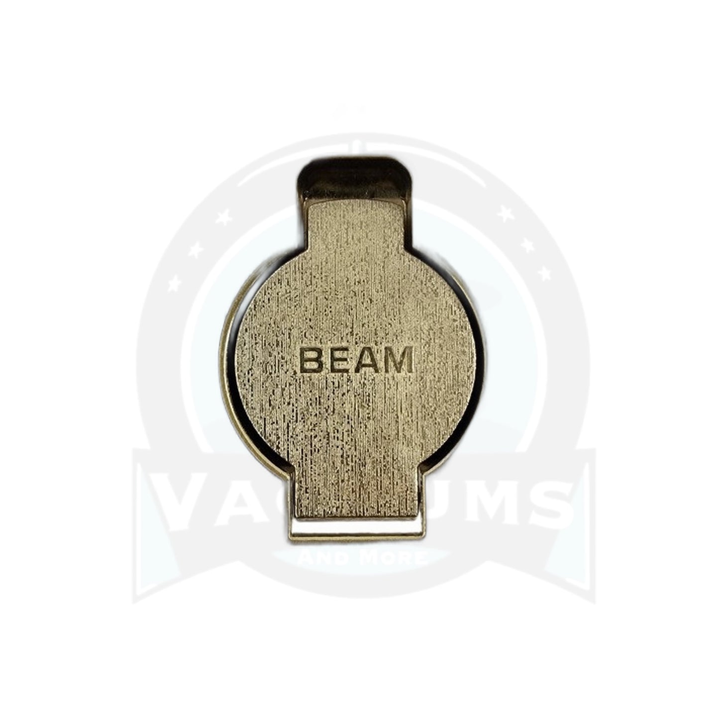 Beam Metal Central Vacuum Inlet Valve, Satin Brass, Universal Low-Voltage Fit