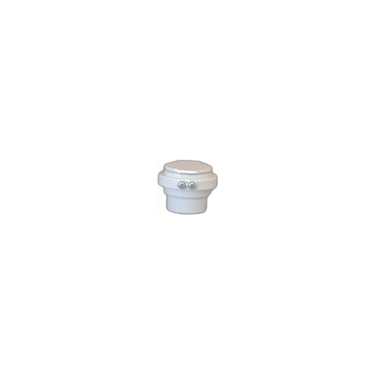 White Utility Valve - Eureka Central Vacuum