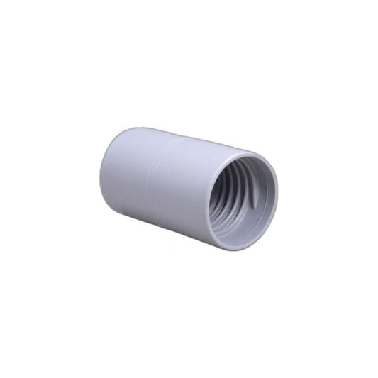PVC Hose Connector - 1-1/2" Double Threaded, Gray
