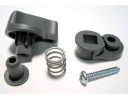Handle Catch w/hardware, for 370 series (dark gray) - SEBO