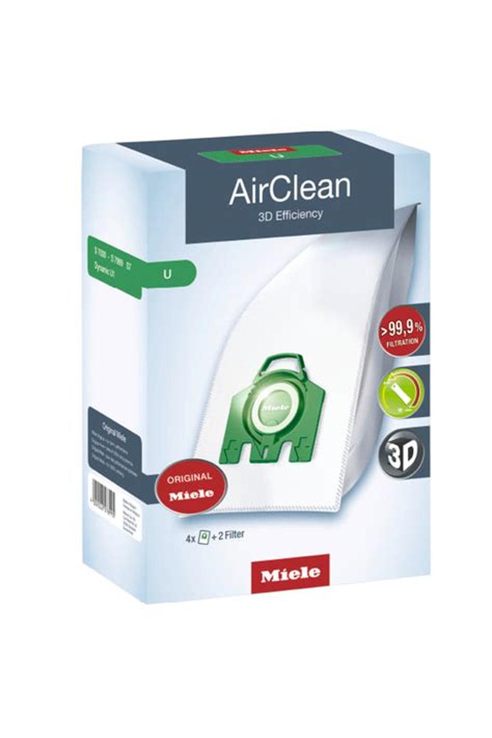 AirClean 3D Efficiency FilterBags - U - Miele