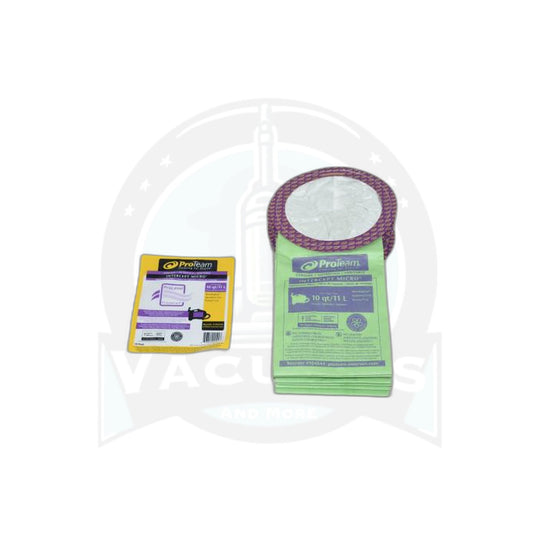 ProTeam Micro Filter Paper Bags - 10 Pack, 10 Quart (ProClean, Running Vacuum) - ProTeam