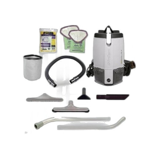 ProTeam ProVac Pro FS6 with P-1 Restaurant Attachment Kit