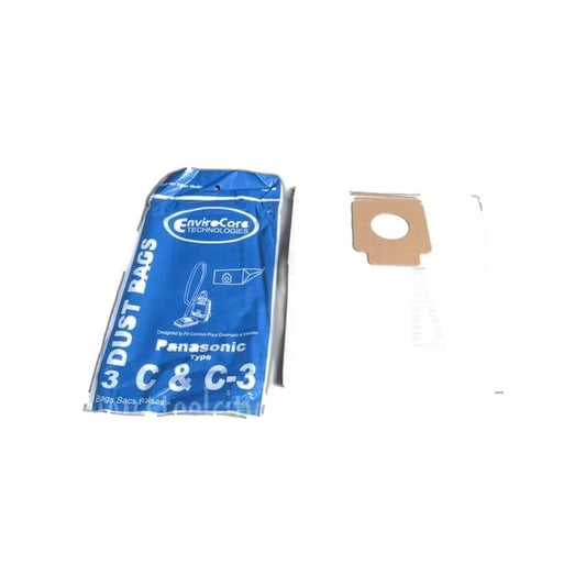 Canister Paper Bags - Panasonic C-3 - 12 Pack - MC-125PT