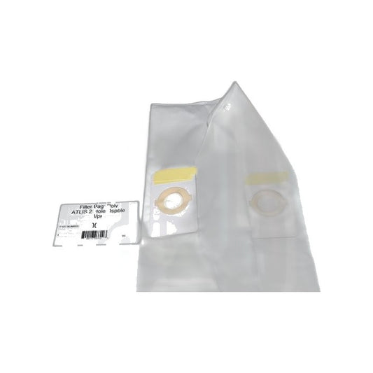 Central Vacuum 2-Hole Filter Bags 3-Pack - Beam/Electrolux (ATLIS Synthetic)