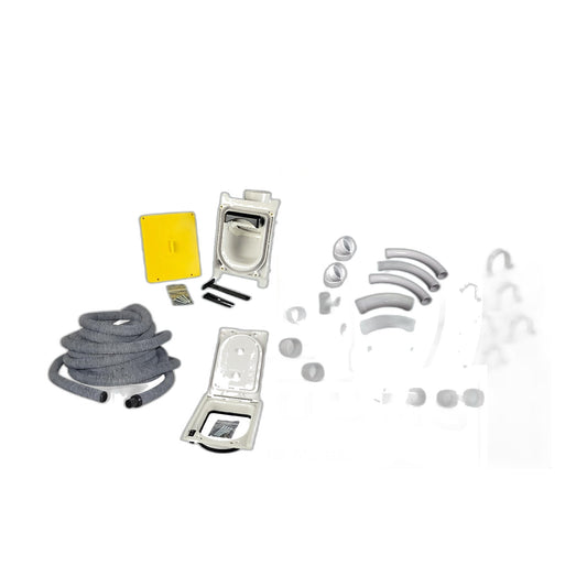 Hide-A-Hose 50 ft Sock Hose & 6000 Series Valve Install Kit
