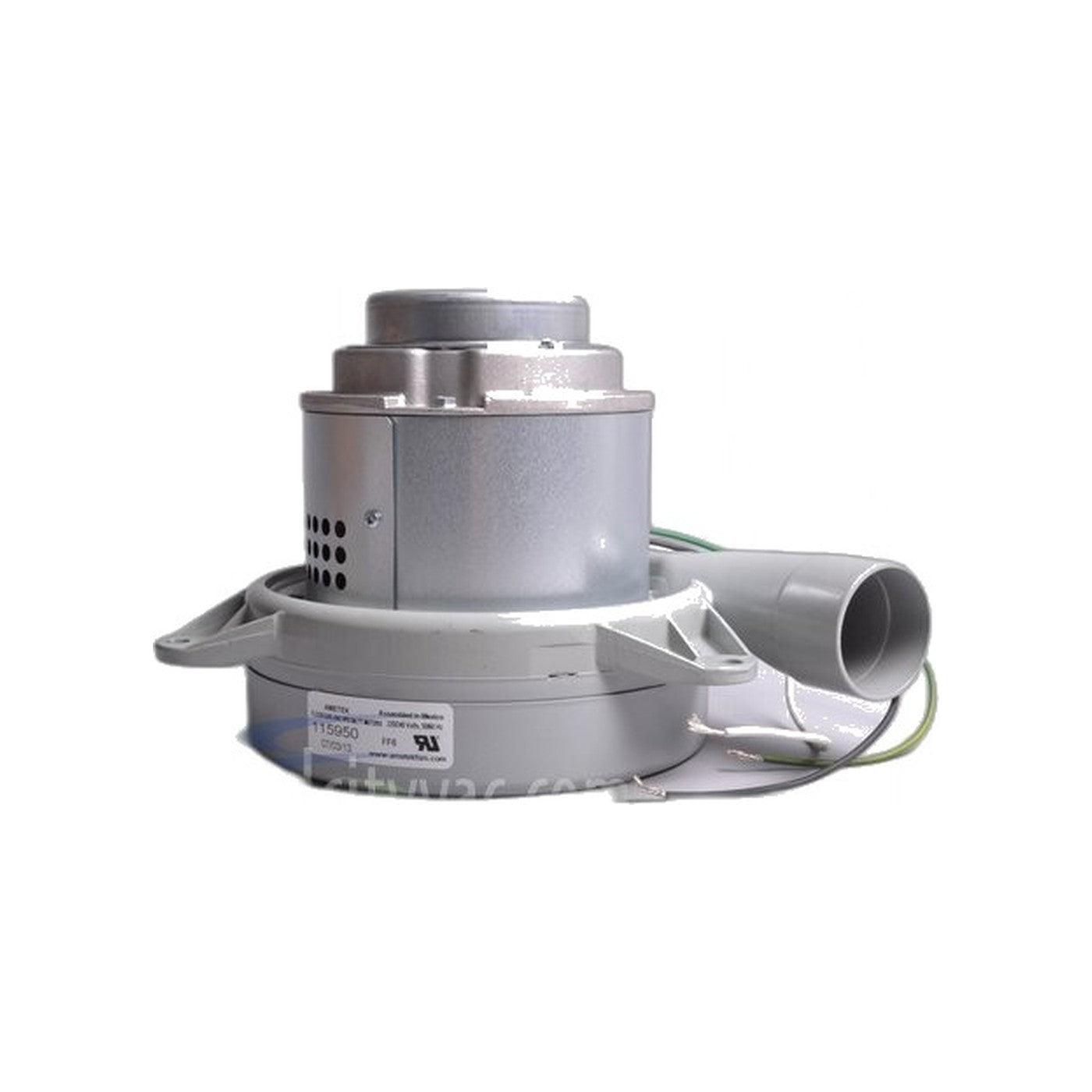 Ametek Motor - 7.2" Diameter, Ball Bearing, Epoxy Coated, 220/240V