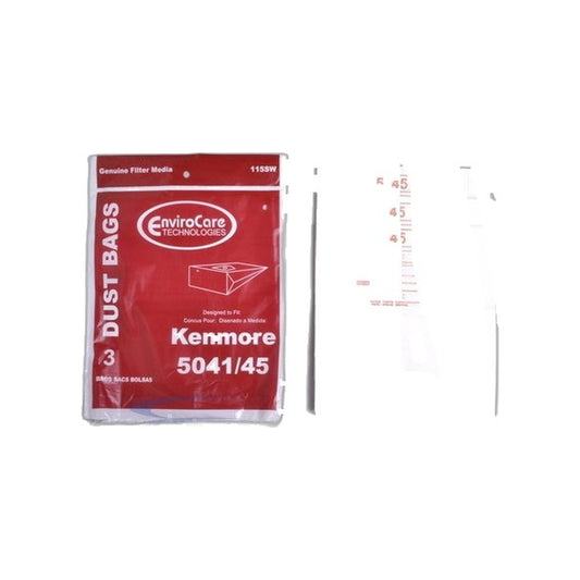 Canister Paper Bags - Kenmore 5041/5045 - 3 Pack - Type H