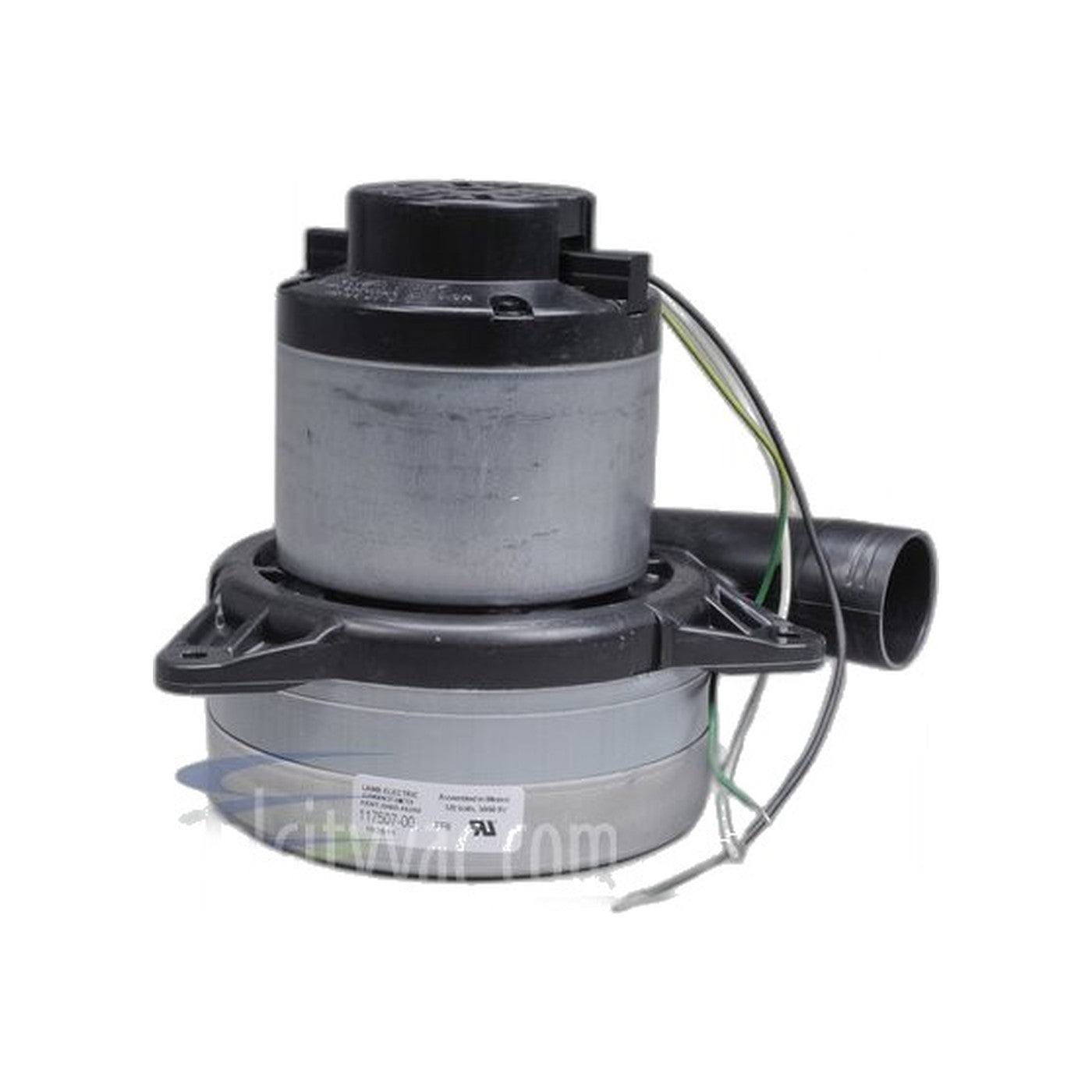 Lamb 3-Stage Vacuum Motor Assembly - 7.2 Inch, with Exhaust Chute