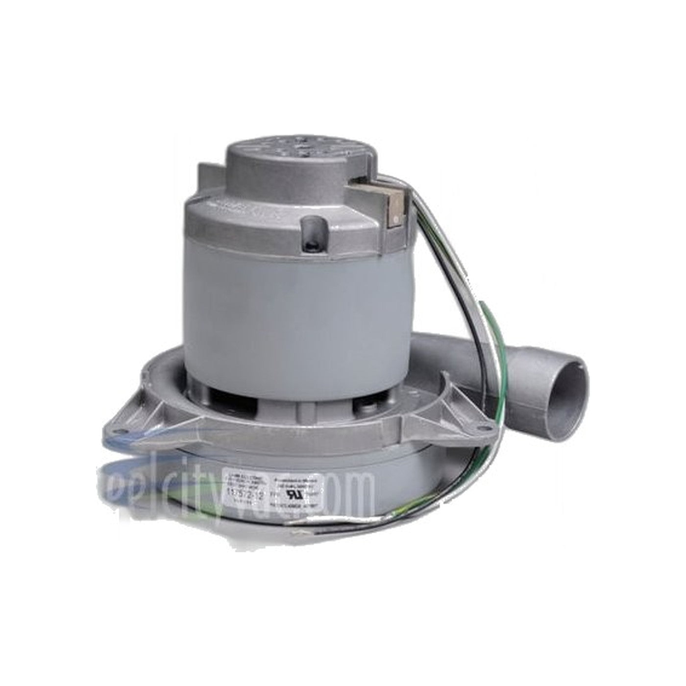 Ametek Motor Assembly - 240V, 2-Stage Bypass, 7.2" Diameter with Horn